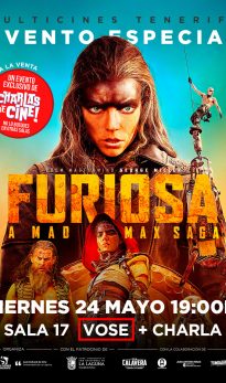 Charlas de Cine – Furiosa: De la saga Mad Max (VOSE)