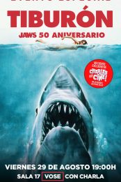 Charlas de Cine: Tiburón 50 aniversario (VOSE)
